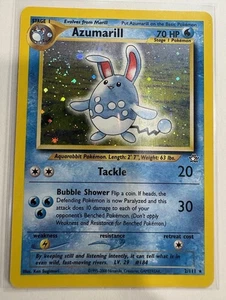 Azumarill - 2/111 Neo Genesis Unlimited Holo Pokémon Raro - Remolino - Imagen 1 de 12