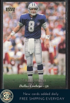 Troy Aikman 1995 Upper Deck #32 Dallas Cowboys Legend HOF - Image 1 of 2