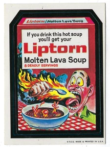 1973 Topps Wacky Packages 1st Series 1 LIPTORN SOUP white back nm- o/c - Picture 1 of 1