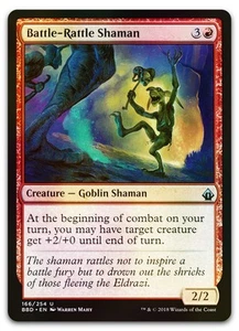 Battle-Rattle Shaman #166 (Foil) (NM) Battlebond BBD Magic MTG - Picture 1 of 2