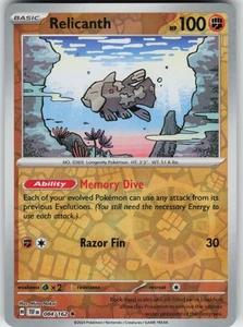 Reverse Holo Relicanth - 084/162 Rare SV05: Temporal Forces NM - Picture 1 of 1