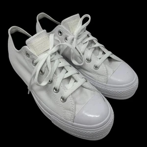 Zapatillas deportivas Converse You unisex blancas acolchadas de lona con cordones talla M 7 W 9 - Imagen 1 de 6