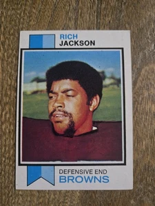 1973 Topps Football Rich Jackson #129 Cleveland Browns JL.73 - Bild 1 von 2