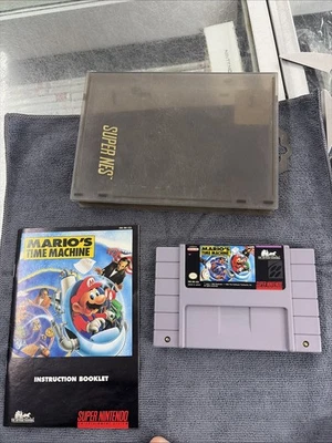 Mario's Time Machine (Super Nintendo Entertainment System, 1993) Manual - Image 1 of 4