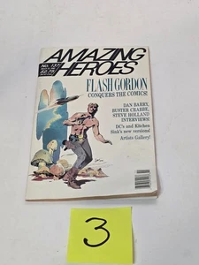 Cómic Amazing Heroes #137 Indie Flash Gordon 1988 - Imagen 1 de 3