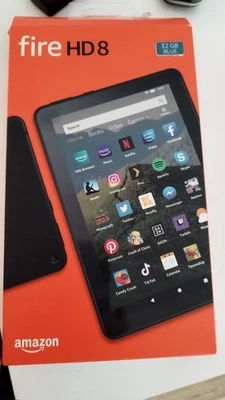 Amazon Tablet Fire HD 8 Tablet  Alexa 8 Zoll 32 GB dunkelblau NEU OVP - Bild 1 von 4