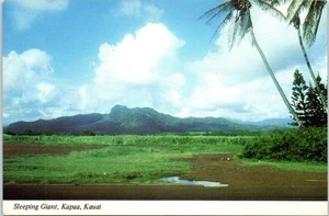 Il gigante addormentato, Isola di Kauai vicino a Kapaa, cartolina Hawaii - Foto 1 di 2