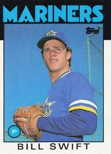 1986 Topps Baseball Bill Swift Seattle Mariners #399 - B - Picture 1 of 2