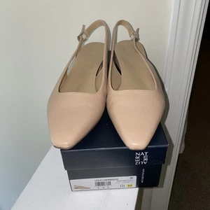 Naturalizer Lesley Crembrulee Leather Slingback Shoe Woman’s Size 10M - Picture 1 of 11