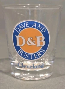 Dave and Buster's Cleveland Souvenir Shot Glass SG11 - Picture 1 of 1