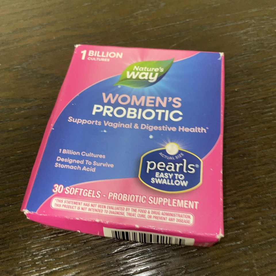 Nature's Way Mujeres Perlas Probióticas Apoya la Salud Digestiva Vaginal 30ct 26/07 Foto 1 de 1