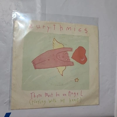 Eurythmics ~ There Must Be An Angel/ Grown Up Girls ~ RCA PS 45 RPM  Record - Image 1 of 4