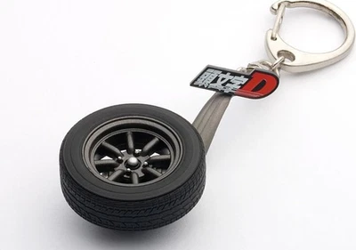 8-SPOKES WHEEL KEYCHAIN (BLACK) by AUTOart by AUTOart - Image 1 of 4