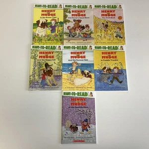 Rylant Henry & Mudge Level 2 Ready to Read Reader 1st Grade 7 Book Lot - Bild 1 von 4