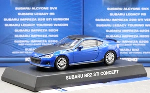 Coche Secreto Colección Subaru Kyosho 1/64 Subaru BRZ STI Concept 2011 Azul - Imagen 1 de 4