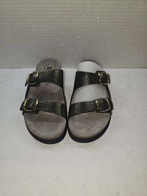 Mephisto Womens Helen Mix Gold Condor Black Waxy Size 40 (US) Size 9.5 - Image 1 of 4