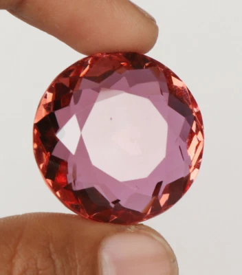 AAA+ Large Alexandrite 73.90 Ct. Round Cut faceted Loose Gemstone @Women Gifts - Image 1 of 4