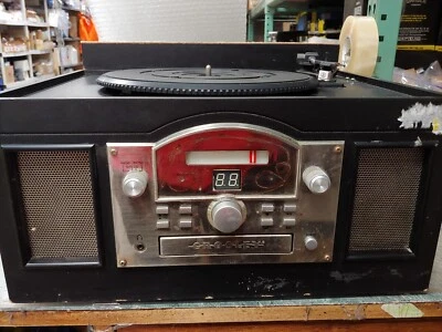 CROSLEY MUSIC CENTER,AM/FM RADIO.CASSETTE,CD ,RECORD PLAYER - Image 1 of 4