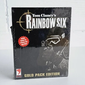 Tom Clancy's Rainbow Six Gold Pack Edition Big Box PC Sealed - Torn Cellophane - Picture 1 of 3