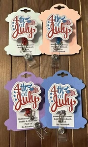 4th of July badge reels - Picture 1 of 9