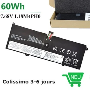 60Wh 7.68V Batterie Pour Lenovo Yoga C940 2-En-1 14 Séries L18C4PH0, L18M4PH0 - Photo 1/5