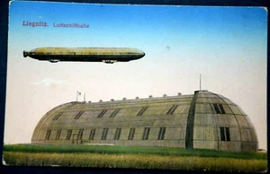 48025 Ak Count Zeppelin Liegnitz Luftschiffhalle - Bild 1 von 2