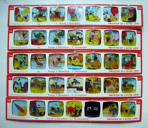 LOT 5 VUES MINEMA DISNEYLAND - Walt Disney Productions -  MECCANO - Picture 1 of 1