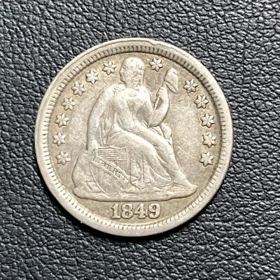 CENTAVO LIBERTAD SENTADA 1849-P 10C "GRADO COLECCIONISTA" Foto 1 de 2