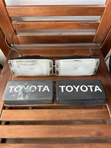 VERY RARE Canada Only 1990 Toyota 25th Anniversary Fog Lights From Tercel - Picture 1 of 19