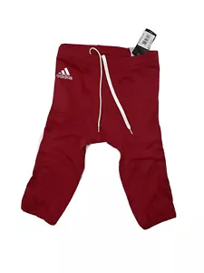 Adidas Mens Compression Shorts Size M Solid Red Athletic Sport Wear MRSP $100 - Picture 1 of 12