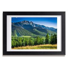 Tulup Picture MDF Framed Wall Decor 30x20cm Image Room Ski jump in the Tatras