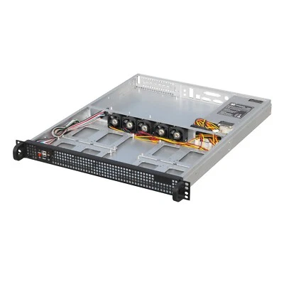1U Rack Case ATX Motherboard 1U Rack PC 19Inch Industrial Empty server chassis - Image 1 of 4