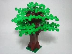 Custom forest tree with 14 bright green leaves, all new parts, FREE US Shipping! - Picture 1 of 5