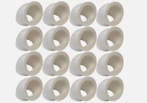 16 PACK OF QUAIL & CHICK PORT FEEDER NO WASTE FEED SAVER DIY CHICKEN COTURNIX US - Picture 1 of 1