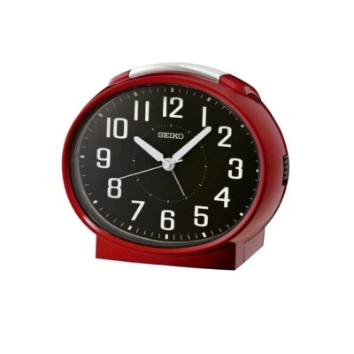 100% Seiko new Bedside Alarm Clock DESPERTADOR QHK059 bell,light,sweep+Free Ship - Image 1 of 2