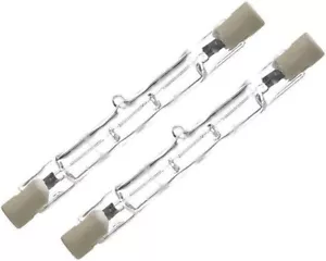 2 X Linear R7s 120W = 150W 78mm Halogen Floodlight Bulb Security Lamp Tube 240V - Picture 1 of 6