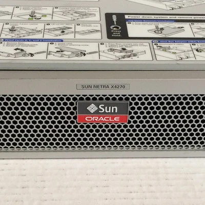 SUN Oracle Netra X4270 2x 2.13GHz 16GB RAM 2x 300GB Disk 2x AC Power DVD Rails - Image 1 of 4