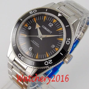Reloj automático para hombre Corgeut NH35 Miyota8215 esfera negra cristal zafiro 41 mm - Imagen 1 de 8