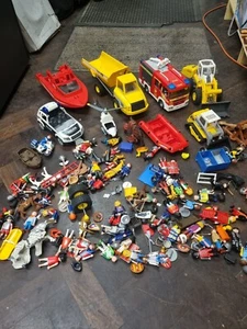 Playmobil Trabajo Lote Figuras, Animales, Caballeros, Piratas, Personas, Armas Paquete etc - Imagen 1 de 4