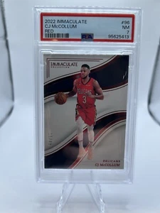 2022 Immaculate Collection CJ McCollum /49 , PSA 7 , POP 1 - Bild 1 von 2