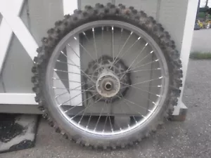 2008 SUZUKI RMZ250 21" EXCEL FRONT WHEEL HUB RIM TIRE RM-Z250 08-16 - Picture 1 of 12