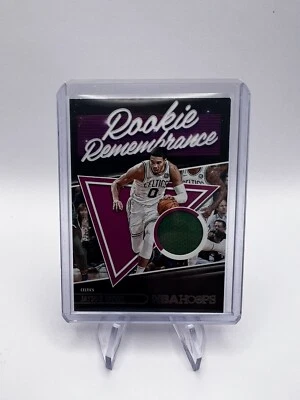 2021-2022 NBA Hoops Jason Tatum Rookie Remembrance Patch #RR-JAY Boston Celtics  - Image 1 of 2