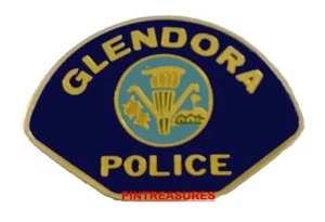 Glendora, CA PD Pin Vintage Policía Mini Parche Alfiler Solapa Sombrero Gorra Corbata Tack Sombrero - Imagen 1 de 3