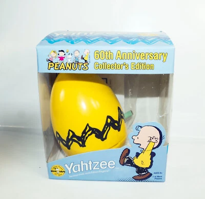 Peanuts Charlie Brown 60th Anniversary Yahtzee 2010 Collectors Edition Hasbro - Image 1 of 4