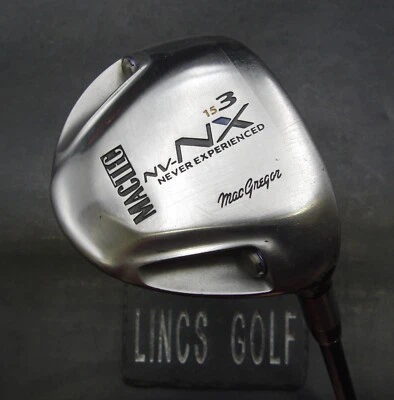 Macgregor Mactec NV-NX 15° 3 Wood Stiff Graphite Shaft Golf Pride Grip - Image 1 of 4