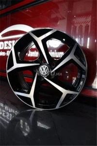 4 Jantes 15'' NEUVES 5X100 LOOK POLO SPORT VW Black polish - Imagen 1 de 1
