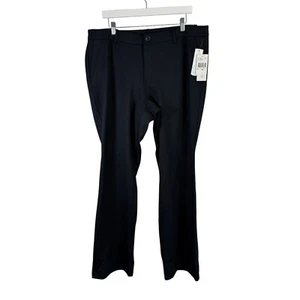 Kut from the Kloth Trouser Bootcut Dress Pants Black Navy NEW Womens Plus 18W - Picture 1 of 8