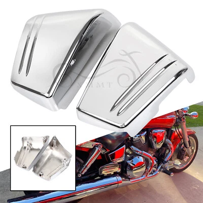 Fairing Battery Side Cover For Honda VTX 1800 C VTX1800C Custom 2002-2008 Chrome Foto 1 de 4