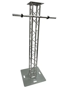 6.56 FT Aluminum Plasma TV Mount Stand Stage DJ Lighting Truss Totem 8"x8" Truss - Picture 1 of 3