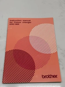 Brother KRC-900 Manual de instrucciones para cambiador de color para máquinas de tejer - Imagen 1 de 24
